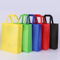 Different Color Eco Non-Woven Shopping Bag Pouch Tote Handbag Custom Folding Shopping Bags